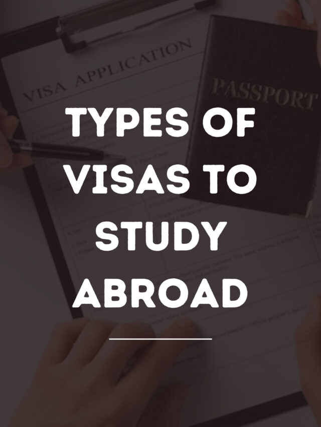 types of visas for indian students