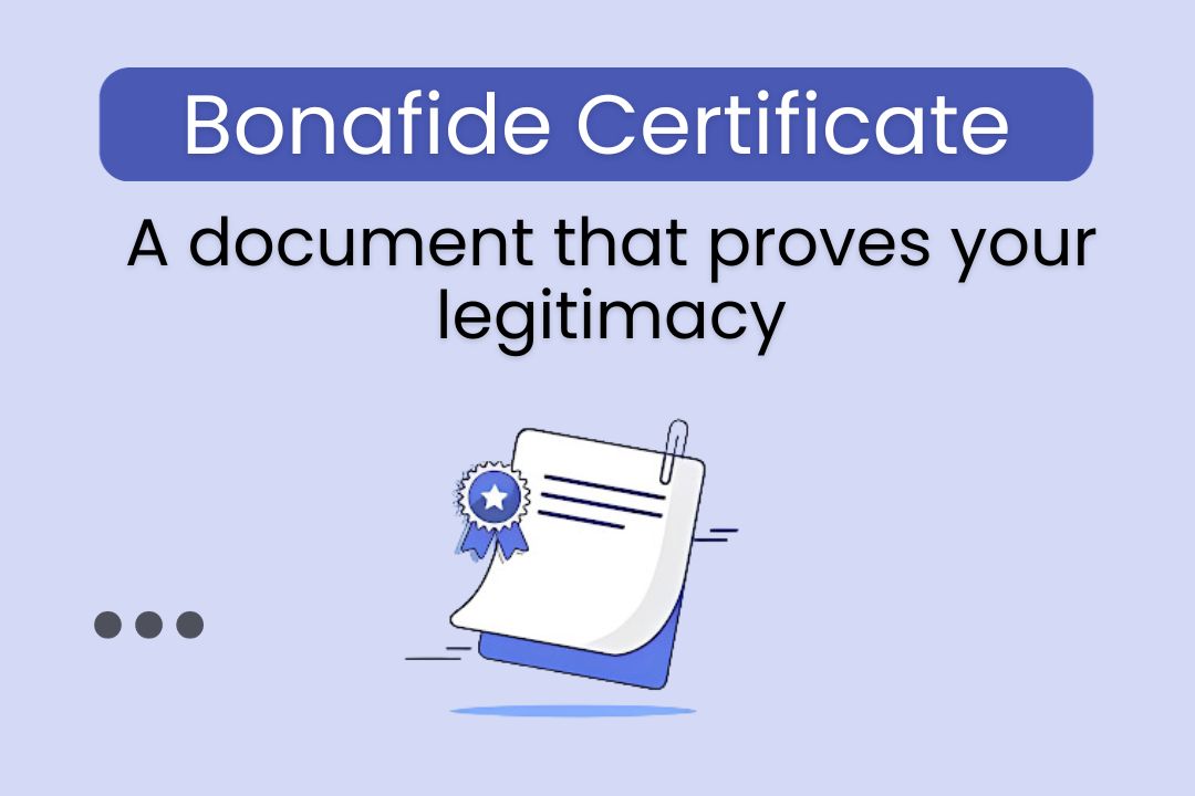 Bonafide Certificate Featured Image