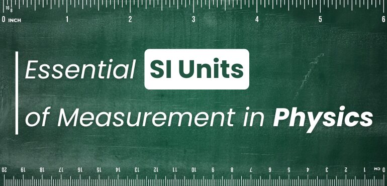 SI Units List blog post Banner image